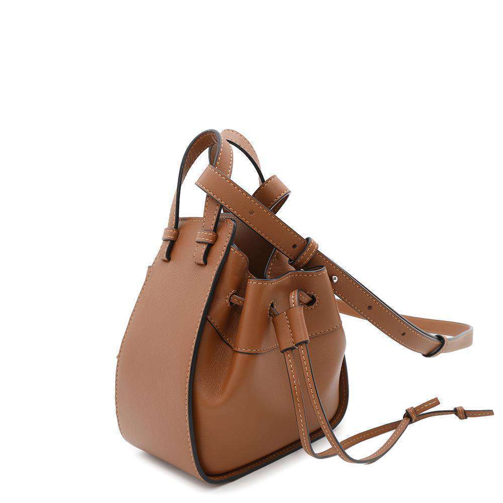 Loewe Hammock Brown Bag Handbag Drawstring